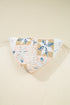 Patchwork Print Detail Kangaroo Pocket Pullover Hoodie