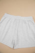 Patchwork Print Uneven Hem Pullover Shorts Loungewear