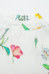 Patchwork Puff Sleeve H Line Floral Dress