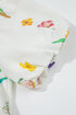 Patchwork Puff Sleeve H Line Floral Dress