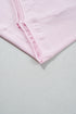 Patchwork Seamed Cotton Blend Short Sleeve Crewneck T Shirt
