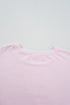 Patchwork Seamed Cotton Blend Short Sleeve Crewneck T Shirt