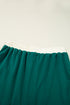 Patchwork Skirt And T Shirt Plus Size Loungewear Set