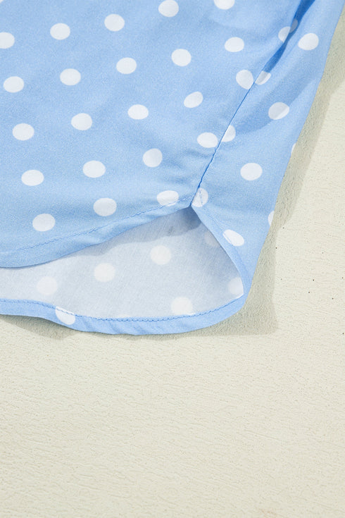 Patchwork Stripe Print Viscose Soft Short Pajama Set
