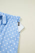 Patchwork Stripe Print Viscose Soft Short Pajama Set