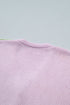 Patchwork V Neck Drop Shoulder Knitwear Cardigan