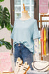 Patchwork Waffle Knit Layered Floral Lace Long Sleeve Top