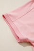 Patchwork Wide Leg Drawstring Two Piece Pant Set