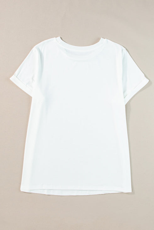 Patriotic Bow American Flag Plus Size Graphic Tee