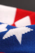 Patriotic Star And Stripe Patterned Knitted Socks