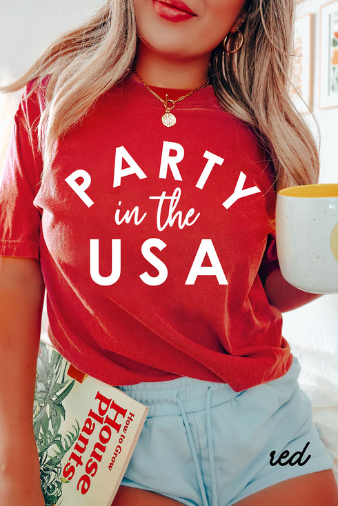 Patriotic Summer Celebration Party In The USA Graphic T-Shirt