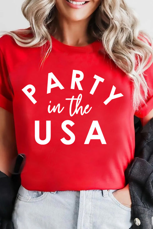Patriotic Summer Celebration Party In The USA Graphic T-Shirt