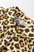 Patterned Button Front Contrast Cuff Shirt