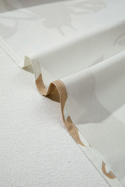 Patterned Half Placket Ruffle Sleeve Tiered Maxi Dress