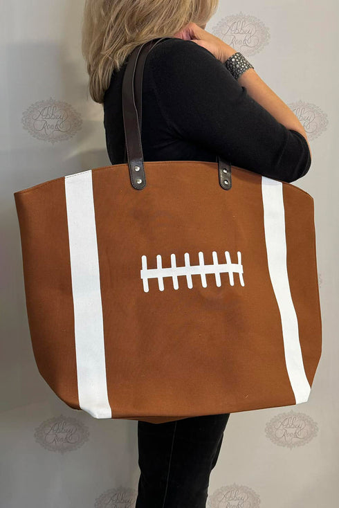 Patterned Rayon Canvas Large Open Top Tote Bag