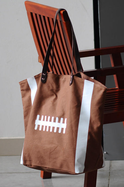 Patterned Rayon Canvas Large Open Top Tote Bag