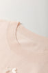 Pearl And Bow Accent Short Sleeve Knit Sweater