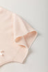 Pearl And Bow Accent Short Sleeve Knit Sweater