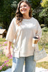 Pearl Bead Embellished Crew Neck Half Sleeve Tee