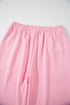 Pearl Beaded Ruffle Sleeve Textured Wide Leg Pant Sets