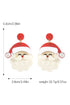 Pearl Embellished Acrylic Novelty Character Drop Earrings