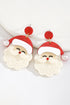 Pearl Embellished Acrylic Novelty Character Drop Earrings