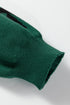 Pearl Embellished Bow Applique Mock Neck Sweater