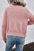 Pearl Embellished Diamond Knit Button Front Cardigan