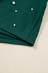 Pearl Embellished Drop Shoulder Pullover Mini Skirt Two Piece Dress