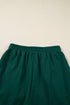 Pearl Embellished Drop Shoulder Pullover Mini Skirt Two Piece Dress