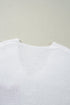 Pearl Embellished Heart Motif Fuzzy Knit Sweater