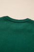 Pearl Embellished Round Neck Long Sleeve Knit Sweater