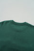 Pearl Embellished Script Graphic Crew Neck Sweatshirt