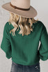 Pearl Embellished Script Graphic Crew Neck Sweatshirt