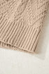 Pearl Embellished Textured Knit Button Front Cardigan