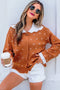 Peter Pan Collar Long Sleeve Knitwear Cardigan