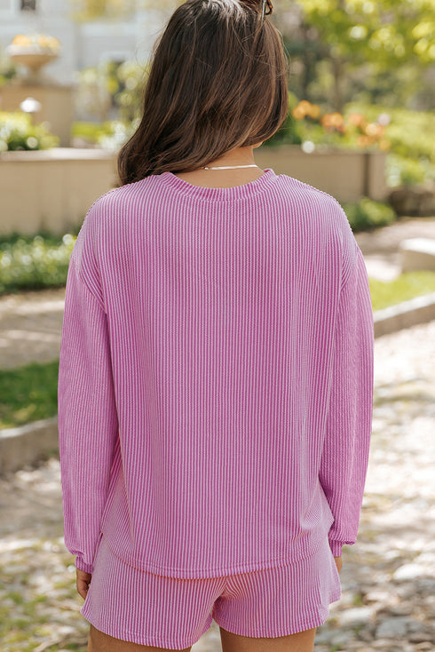 Phalaenopsis Bubble Gum Rabbit Sequin Graphic 2pcs Outfit