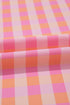 Pink 3pcs Gingham High Waist Bikini & Sarong