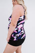 Pink Camo Swim Tank And Shorts Plus Size Tankini Set