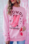 Pink Howdy Nashville Vintage Western Graphic Sweatshirt