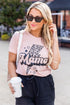 Pink Leopard Star Lightweight Short Sleeve Graphic T Shirt