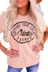 Pink Support Your Local Farmer Graphic Tee