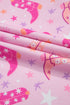 Pink Western Boots Printed Short 2pcs Lounge Set