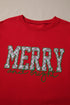 Plaid Block Letter Graphic Crew Neck Pullover Sweatshirt