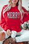 Plaid Block Letter Graphic Crew Neck Pullover Sweatshirt