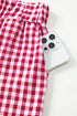Plaid Casual Wide Leg Southern Belle Cotton Trousers
