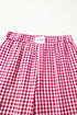 Plaid Casual Wide Leg Southern Belle Cotton Trousers