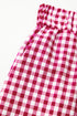 Plaid Casual Wide Leg Southern Belle Cotton Trousers