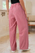 Plaid Casual Wide Leg Southern Belle Cotton Trousers