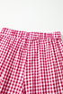 Plaid Casual Wide Leg Southern Belle Cotton Trousers